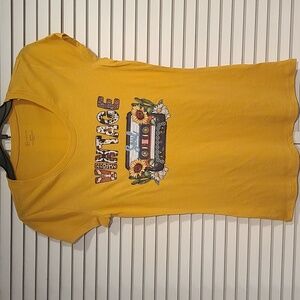 VINTAGE SOUL CASSETTE TAPE & Sunflower Short Sleeve T-Shirt NWT